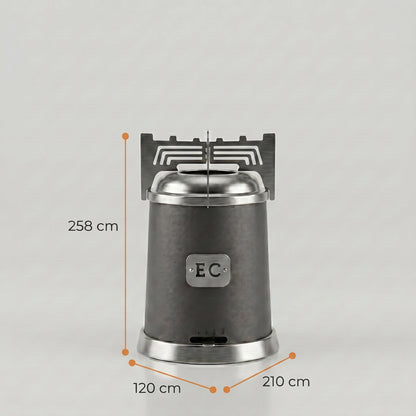 E&C Vortex Tischmodell Pelletkaminofen