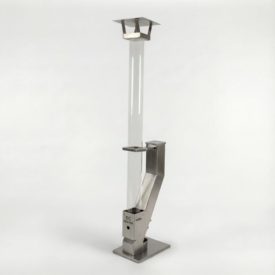 E&C Edelstahl-Pelletofen