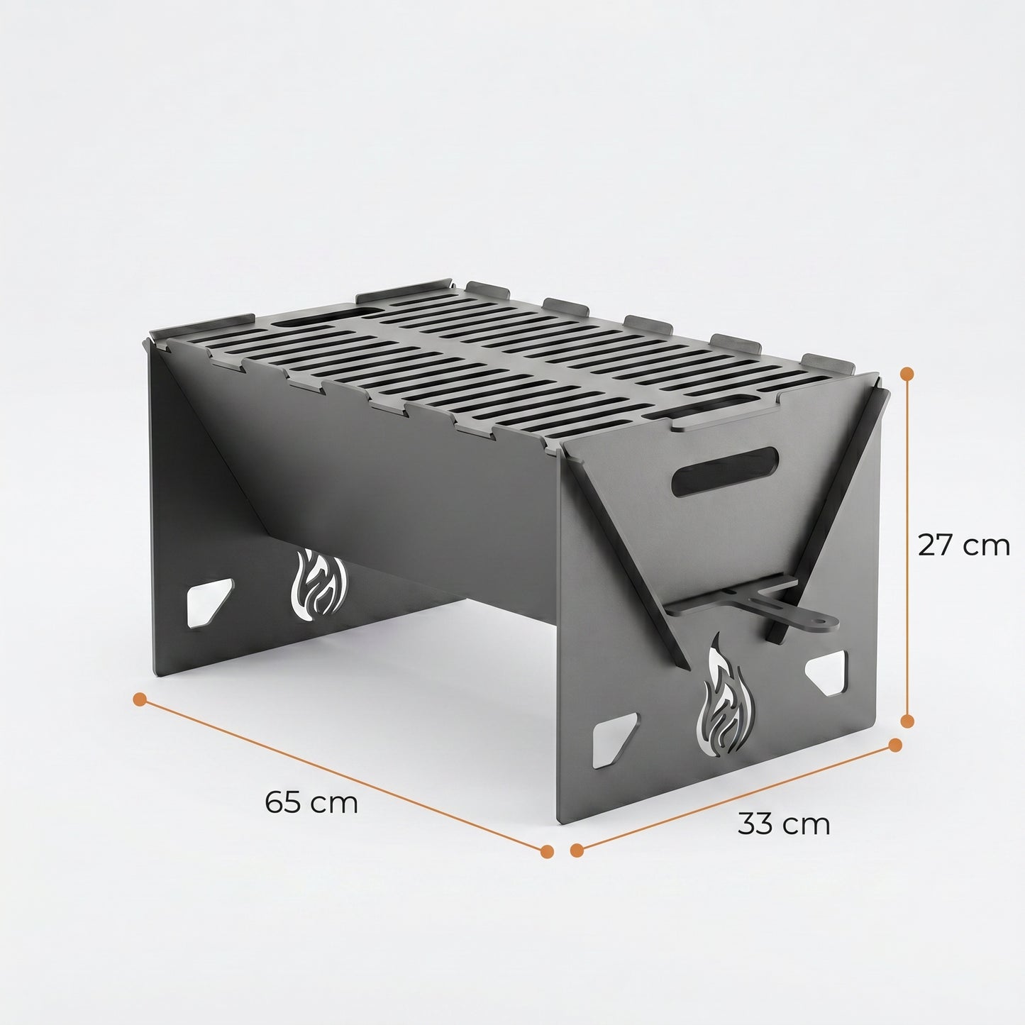 E&C Nomad Kompaktes tragbares Grill- und Lagerfeuer-Set