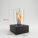 E&C Ember Tisch-Bioethanol-Heizgerät